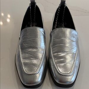 Gianni Bini Shimmering Silver Flats